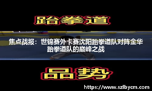 焦点战报：世锦赛外卡赛沈阳跆拳道队对阵金华跆拳道队的巅峰之战
